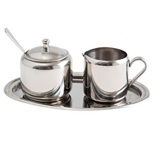 Jumbo Ventı Celık Tepsılı Sekerlık 150 Ml & Sut Potu 100 Ml görseli 1
