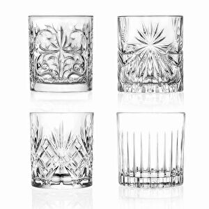RCR Mixology Yüksek Kalite Cam 4'Lü Bardak Takımı