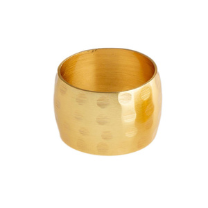 Jumbo Qarına 328 Gold Peçete Yüzüğü 4'lü Set görseli 2