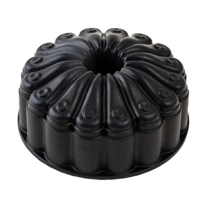 Jumbo Wavy Black Kek Kalıbı görseli 2