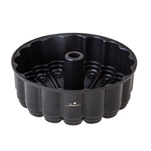 Jumbo Wavy Black Kek Kalıbı görseli 1