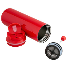 Jumbo Glory 8 Kırmızı Çelik Frenchpress &Termos 450 ml görseli 3
