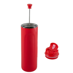 Jumbo Glory 8 Kırmızı Çelik Frenchpress &Termos 450 ml görseli 1