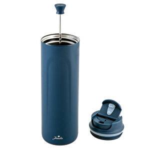 Jumbo Glory 8 Lacivert Çelik Frenchpress&Termos 450 ml görseli 1