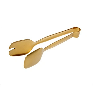 Jumbo Steel Mat Titanyum Gold 3'lü Maşa Seti görseli 2