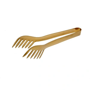 Jumbo Steel Mat Titanyum Gold 3'lü Maşa Seti görseli 4