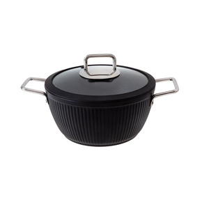 Jumbo Dublin Black 7 Parça İndüksiyon Tabanlı Granit Tencere Seti görseli 4