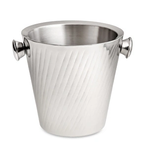Jumbo Estella Şampanya Double Wall Buz Kovası Silver 23 cm görseli 2