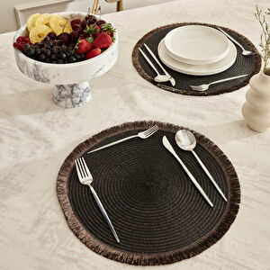 Karaca Home Ravlen Round 2li Black Amerikan Servisi