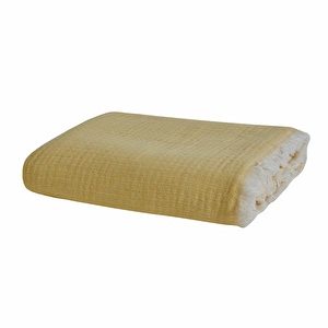 Karaca Home Perles Çift Kişilik Müslin Pike Sarı  görseli 6