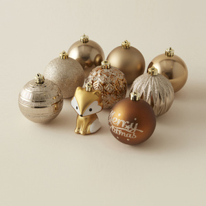 Karaca Home New Year Yılbaşı Foxy 9 Parça Ağaç Süsü Seti görseli 6