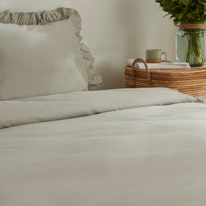 Karaca Home Pure Ruffle %100 Pamuk King Size Fırfırlı Nevresim Takımı Adaçayı görseli 5