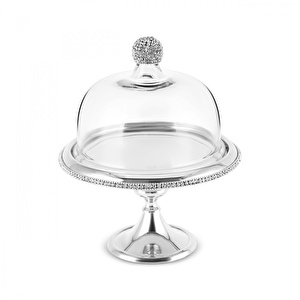 Karaca Home Majesty Cam Kapaklı Kek Standı görseli 5