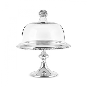 Karaca Home Majesty Cam Kapaklı Kek Standı görseli 6