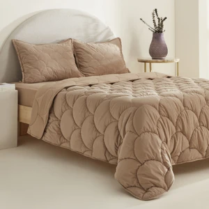 Karaca Home Cowrie Çift Kişilik Luxury Comfort Set/Uyku Seti Bej