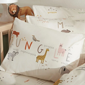 Karaca Home Jungle %100 Pamuk Bebek Nevresim Takımı  görseli 6