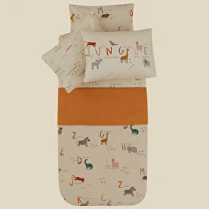 Karaca Home Jungle %100 Pamuk Bebek Nevresim Takımı  görseli 8