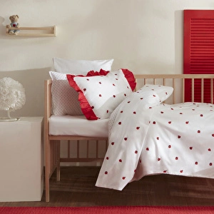 Karaca Home Ladybug %100 Pamuk Bebek Nevresim Takımı görseli 2