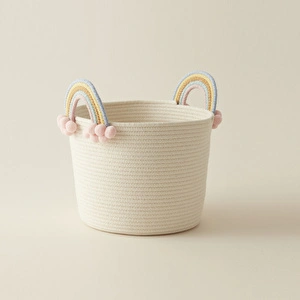 Karaca Home Bebek Rainbow Kulplu Organizer Beyaz görseli 2