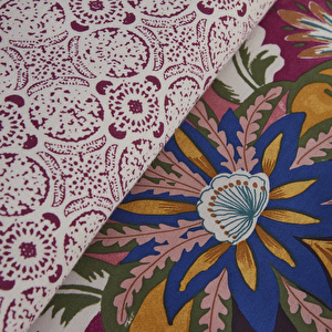Karaca Home Marsey Çift Kişilik Saten Nevresim Takımı Multicolor görseli 7