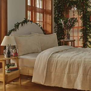 Karaca Home Balmy Cozy Comfort/Uyku Seti Çift Kişilik Bej görseli 2