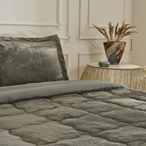 Karaca Home Flufy Çift Kişilik Soft Dream Comfort Set/Uyku Seti Haki görseli 4
