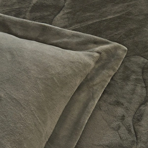 Karaca Home Flufy Tek Kişilik Soft Dream Comfort Set/Uyku Seti Haki görseli 6