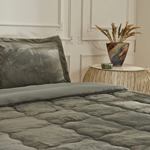 Karaca Home Flufy Tek Kişilik Soft Dream Comfort Set/Uyku Seti Haki görseli 7