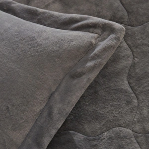 Karaca Home Flufy Çift Kişilik Soft Dream Comfort Set/Uyku Seti Antrasit görseli 4