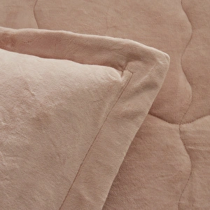 Karaca Home Flufy Çift Kişilik Soft Dream Comfort Set/Uyku Seti Pudra görseli 6