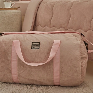 Karaca Home Flufy Çift Kişilik Soft Dream Comfort Set/Uyku Seti Pudra görseli 7