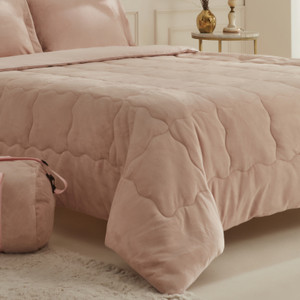 Karaca Home Flufy Tek Kişilik Soft Dream Comfort Set/Uyku Seti Pudra