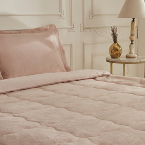 Karaca Home Flufy Tek Kişilik Soft Dream Comfort Set/Uyku Seti Pudra