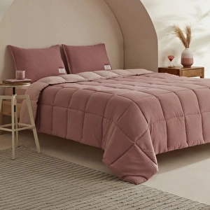 Karaca Home Relax Çift Kişilik Comfort Set/Uyku Seti Pudra görseli 2