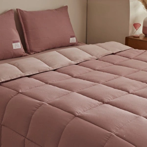 Karaca Home Relax Çift Kişilik Comfort Set/Uyku Seti Pudra görseli 3