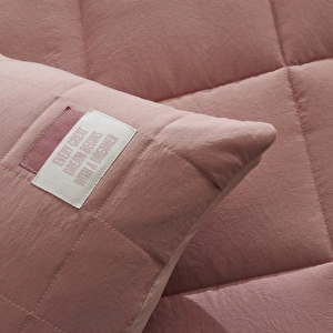 Karaca Home Relax Çift Kişilik Comfort Set/Uyku Seti Pudra görseli 6