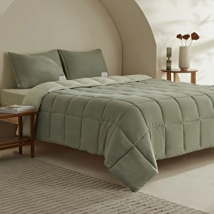 Karaca Home Relax Çift Kişilik Comfort Set/Uyku Seti Yeşil görseli 2