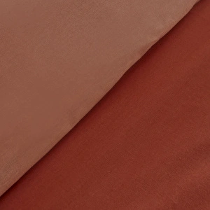 Karaca Home Basis %100 Pamuk Tek Kişilik Nevresim Takımı Terracota görseli 7