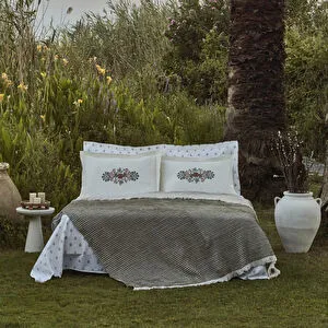 Karaca Home Siya Çift Kişilik Battaniye Takımı Multicolor görseli 1