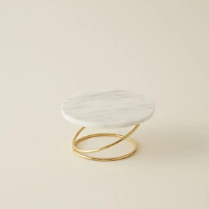 Karaca Home Angelina Mermer Dekoratif Mumluk Gold 17x9 cm görseli 2