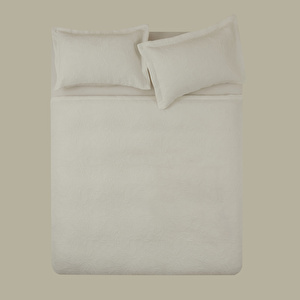 Karaca Home Olivia Çift Kişilik Yatak Örtüsü Seti Offwhite görseli 8