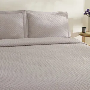 Karaca Home Anna Çift Kişilik Yatak Örtüsü Açık Mürdüm