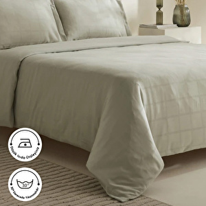 Karaca Home Royale King Size Nevresim Takımı Adaçayı görseli 5