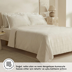 Karaca Home Royale King Size Nevresim Takımı Beyaz görseli 2