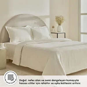 Karaca Home Alvin King Size Nevresim Takımı Beyaz görseli 2