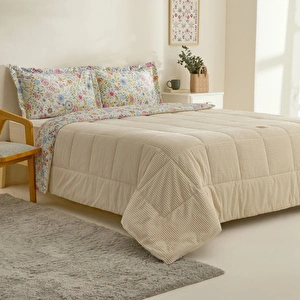 Karaca Home Ortiz Tek Kişilik Comfort Set Bej görseli 2