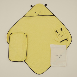 Karaca Home Bebek Little Bee Havlu Kundak Kese Set görseli 4