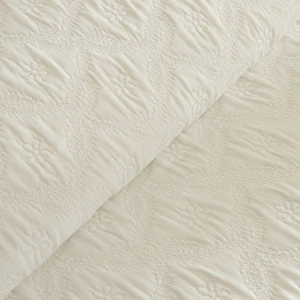 Karaca Home Arya Çift Kişilk Yatak Örtüsü Seti Offwhite görseli 4