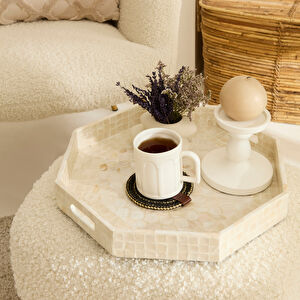 Karaca Home Carrie Dekoratif Tepsi 37x37x5 cm 