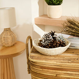 Karaca Home Carrie Dekoratif Tabak 22x22x6.5 cm